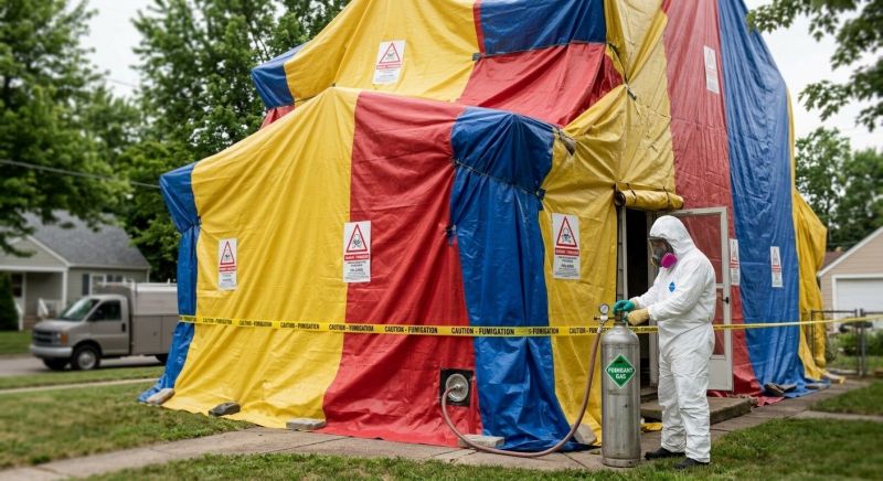 Tent Fumigation in Fredericksburg, VA